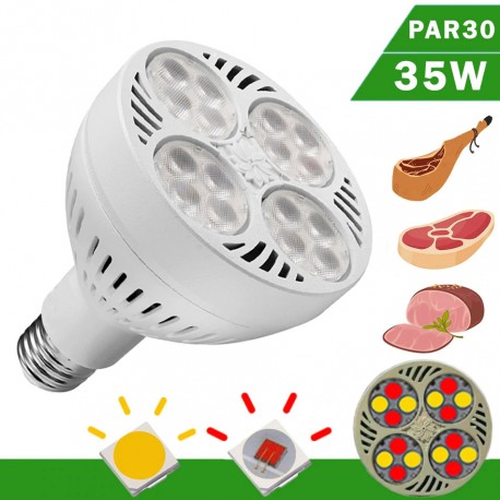BOMBILLA LED PAR30 35W E27 LUZ NEODIMIO 2700K